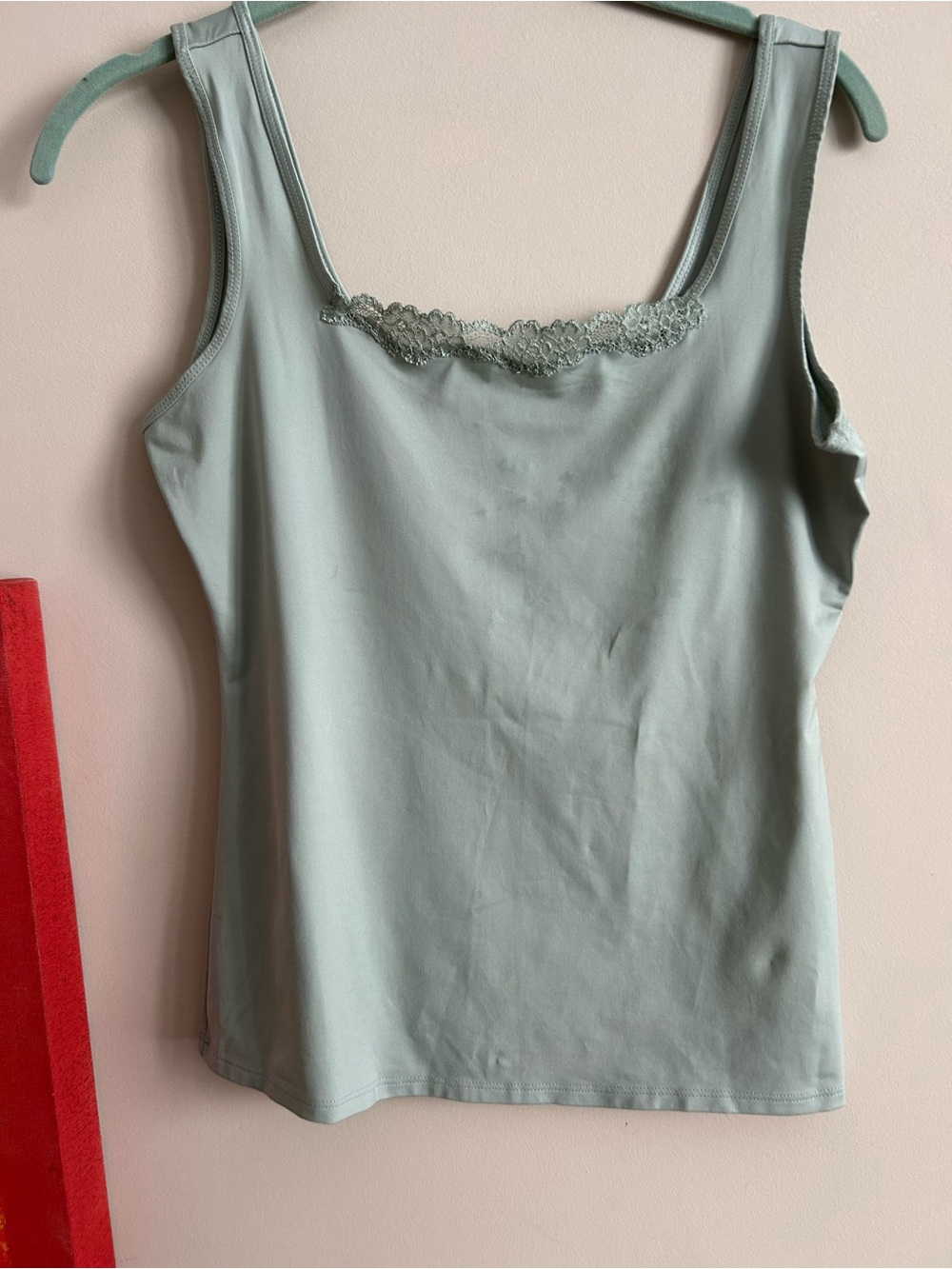 2/$10 Jones New York Mint Lace-Trim Camisole NWOT